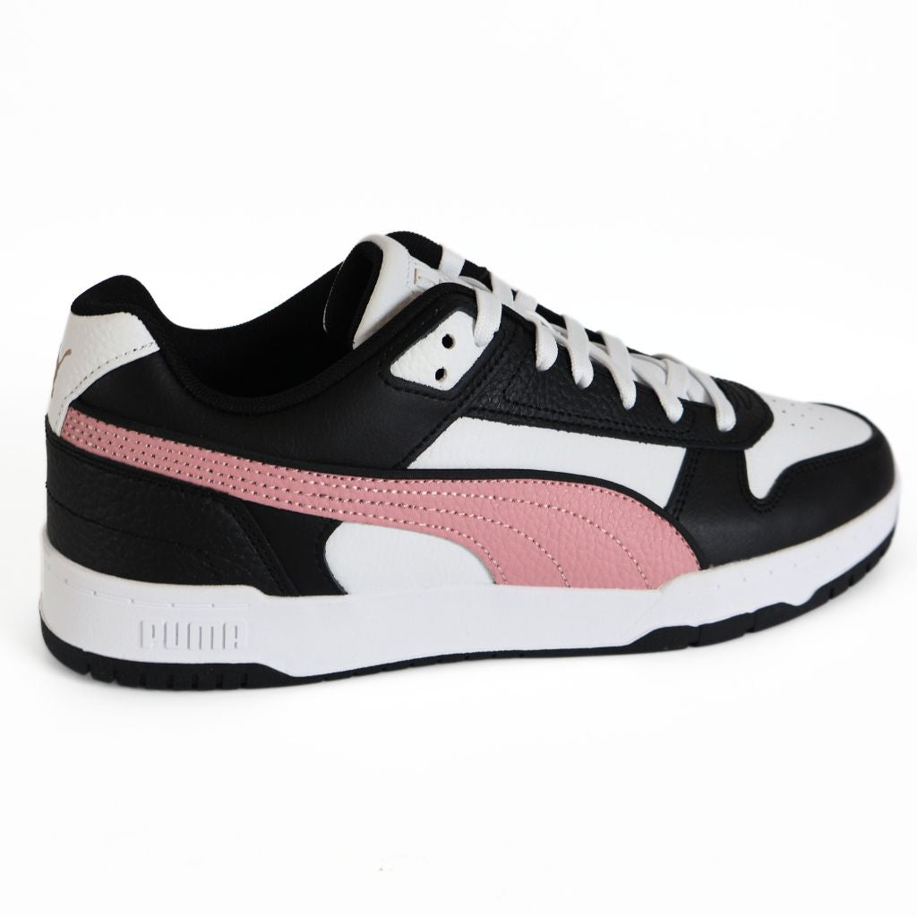 Puma RBD Game Low Womens Shoes Trainers UK Size 10 White Pink
