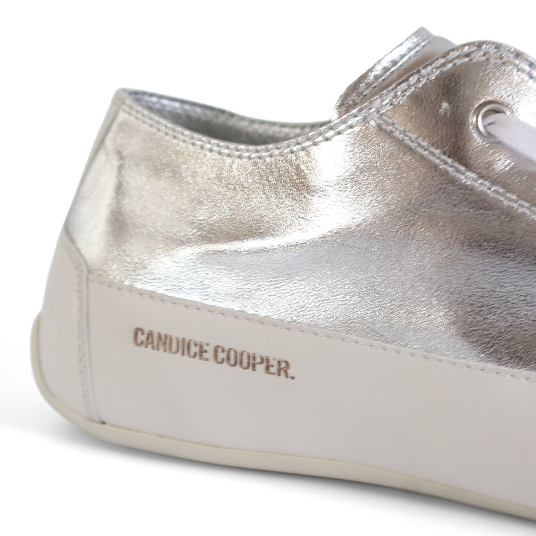 Candice Cooper Rock S Womens Shoes Trainers UK Size 8.5 White Silver