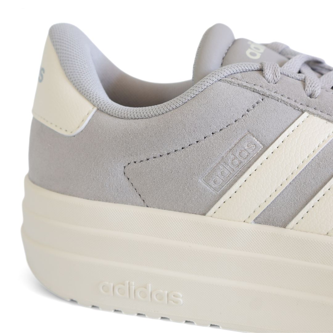 Adidas VL Court Bold Womens Shoes Trainers UK Size 6 Grey White
