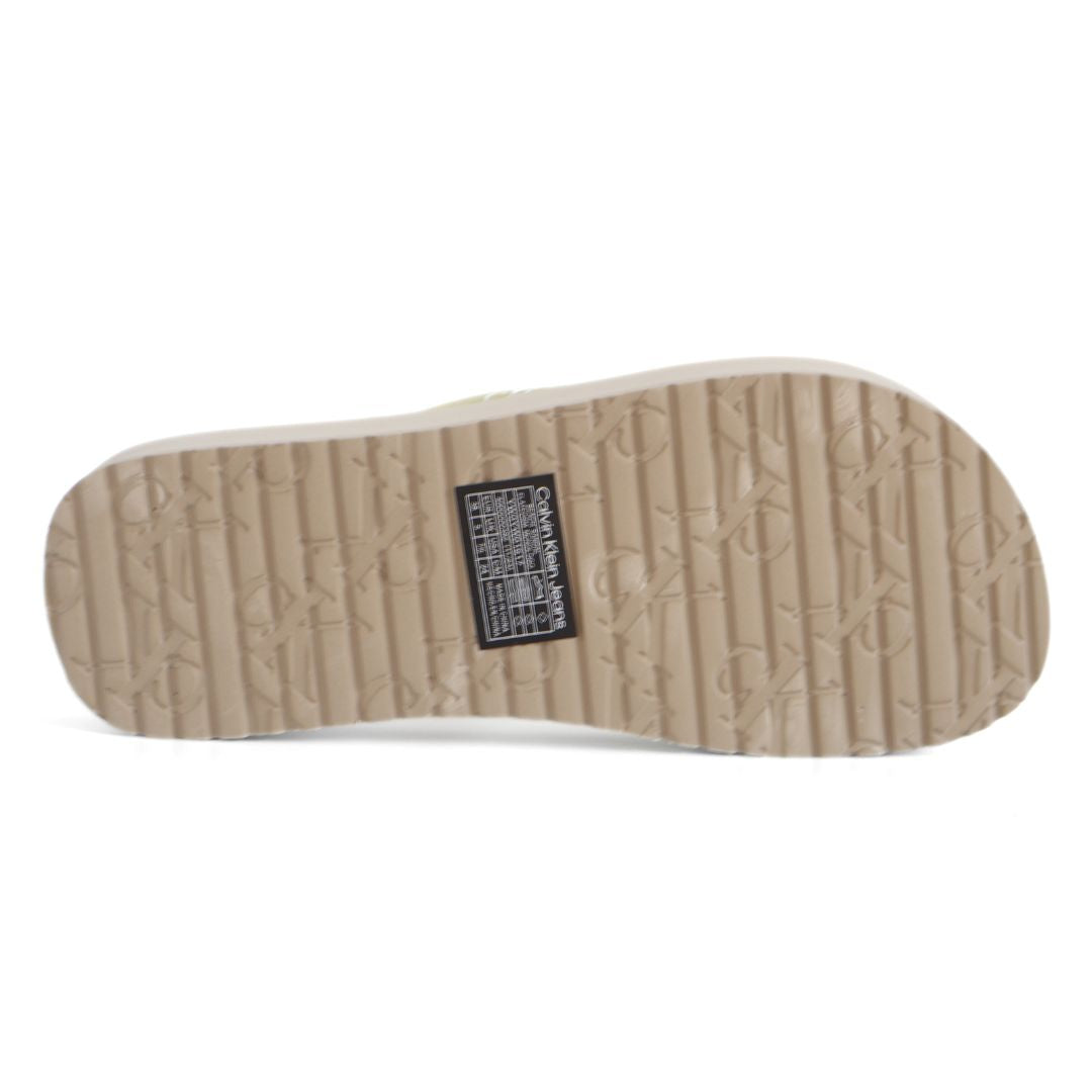 Calvin Klein Flatform Monologo Womens Girls Beach Sandal UK Size 5 - 6