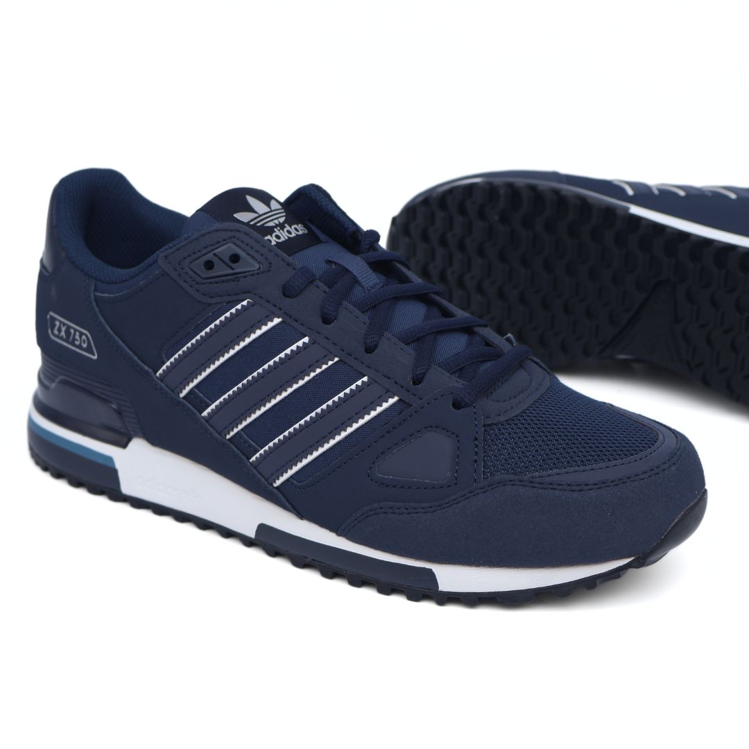 Adidas ZX 750 Mens Shoes Trainers Uk Size 7 to 12 IF4901 Navy White