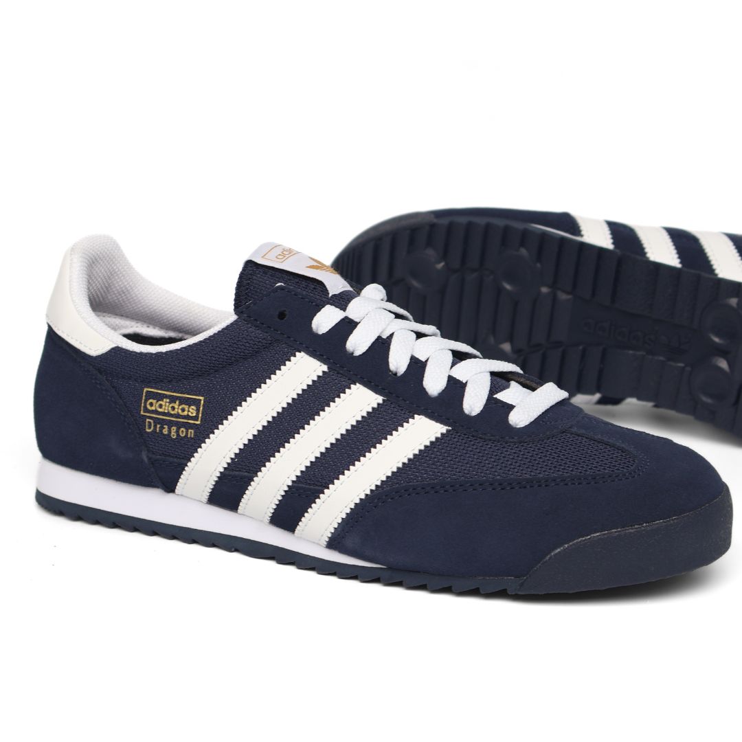Adidas Dragon Mens Shoes Trainers Uk Size 7 - 12 G50919 Navy White