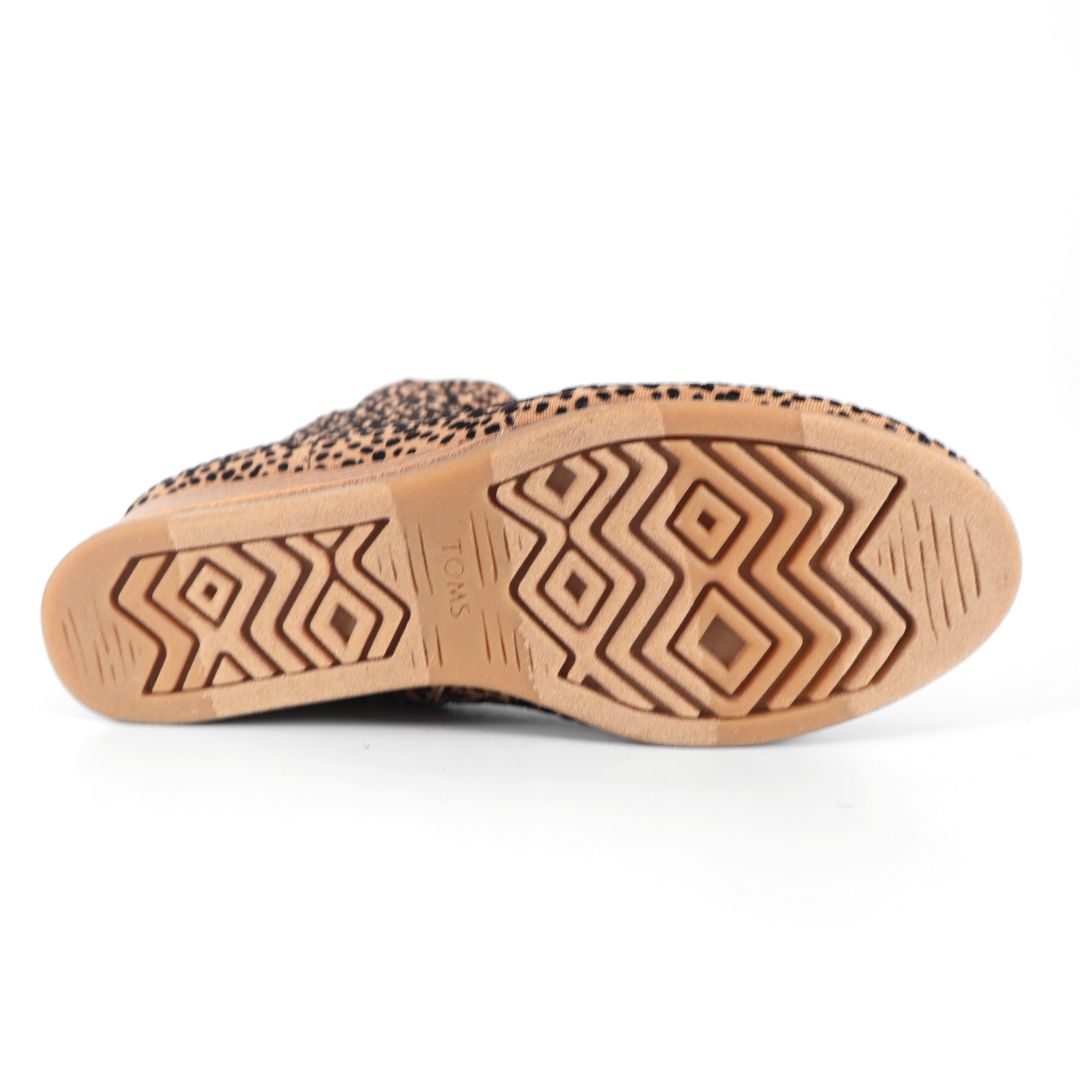Toms Youth Clare Kids Girls Shoes Boots UK Size 1.5 Cheetah Print