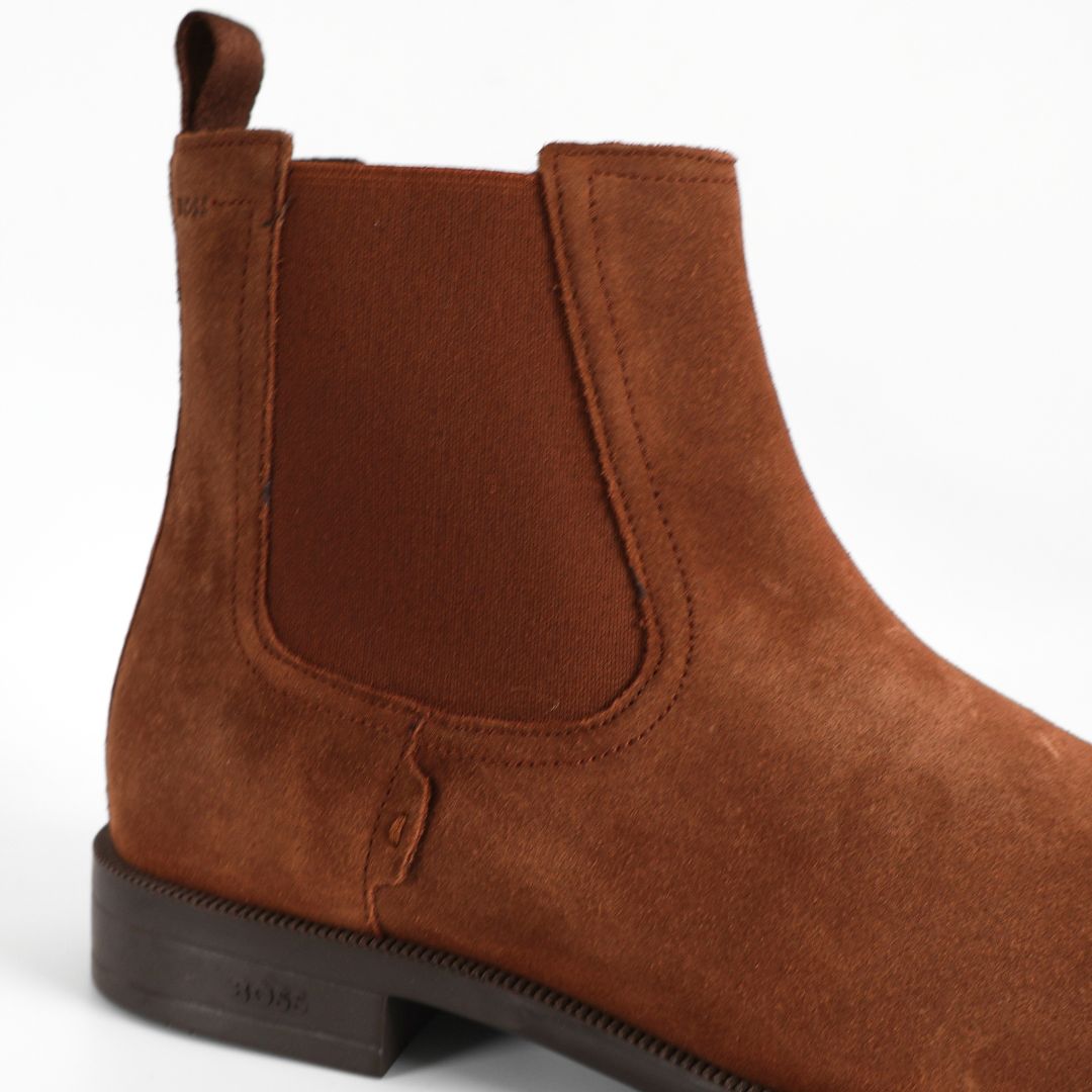 Hugo Boss Tayil Cheb Womens Ankle Boots Shoes UK Size 6.5 - 9 Brown