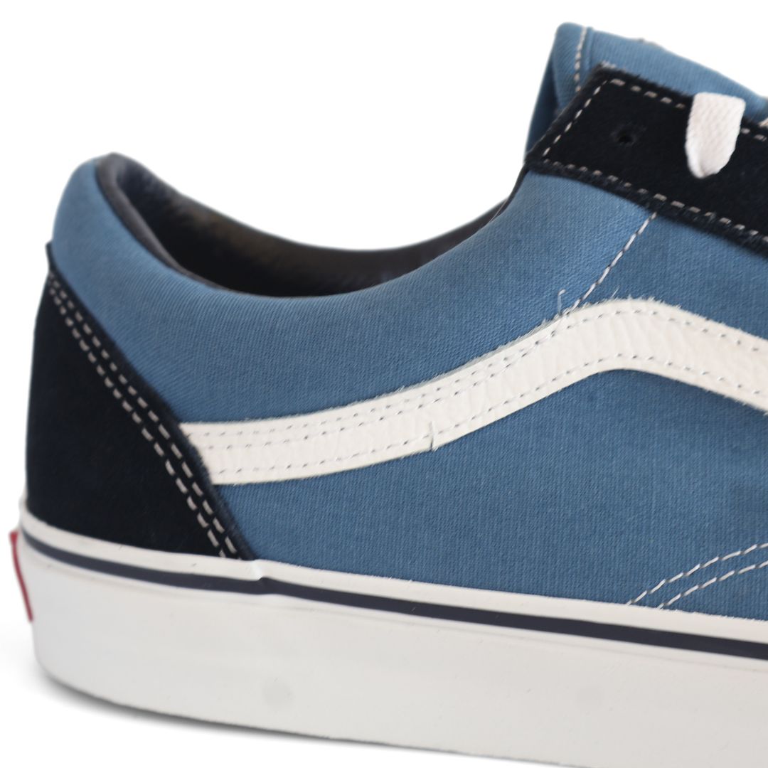 Vans Old Skool Mens Shoes Trainers Uk Size 7 - 10 Navy White