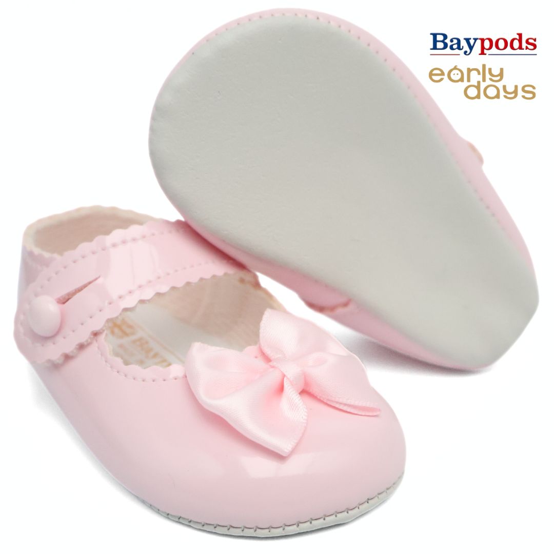 Baypods B604 Originals Girls Babies Soft Soles Shoes UK Size 1 - 3