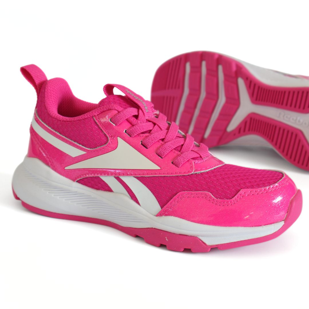 Reebok XT Sprinter Kids Girls Shoes Trainers UK Size 11 - 13 Pink White