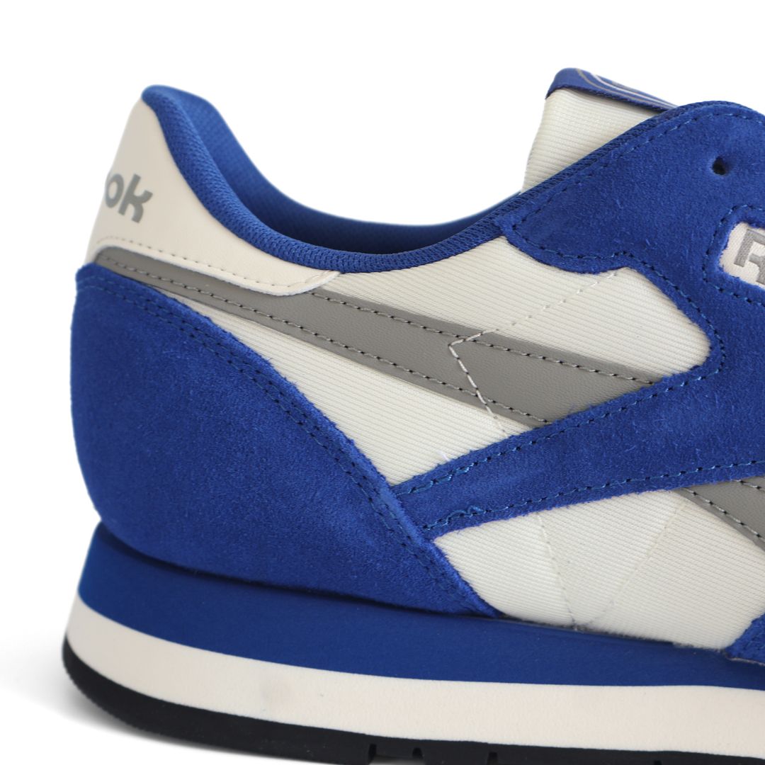 Reebok Classic Leather Mens Shoes Trainers UK Size 11 Blue White