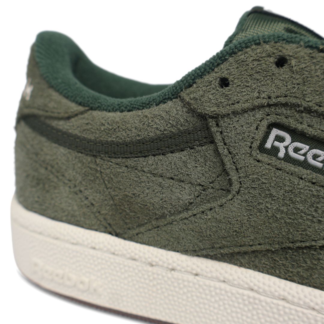Reebok Club C 85 Mens Shoes Trainers UK Size 4.5 Green White