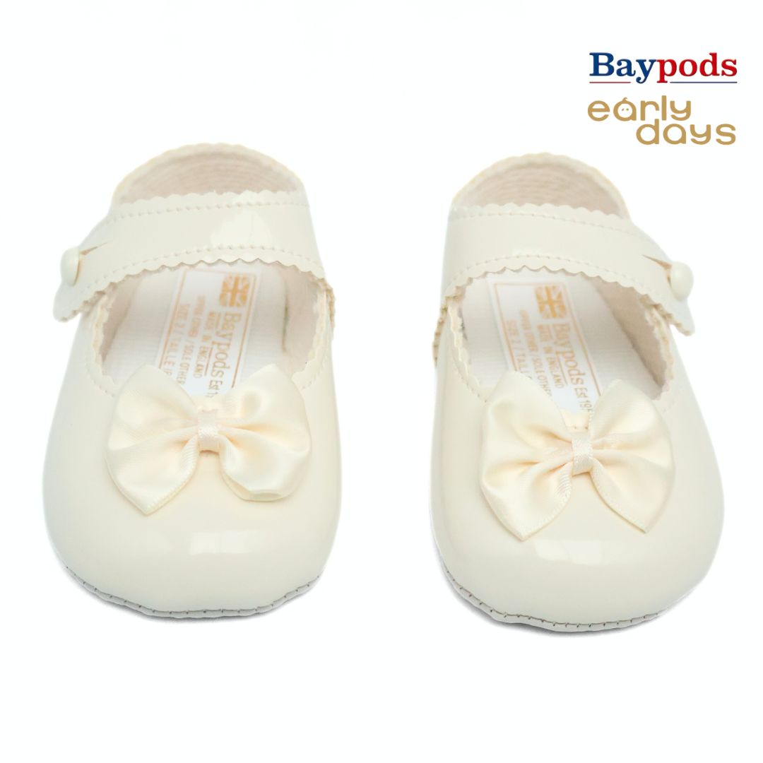 Baypods B604 Originals Girls Babies Soft Soles Shoes UK Size 0 - 2