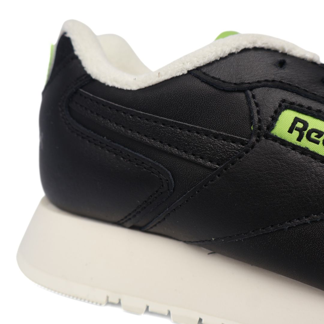Reebok Glide Kids Shoes Trainers UK Size 3.5 Black Green White