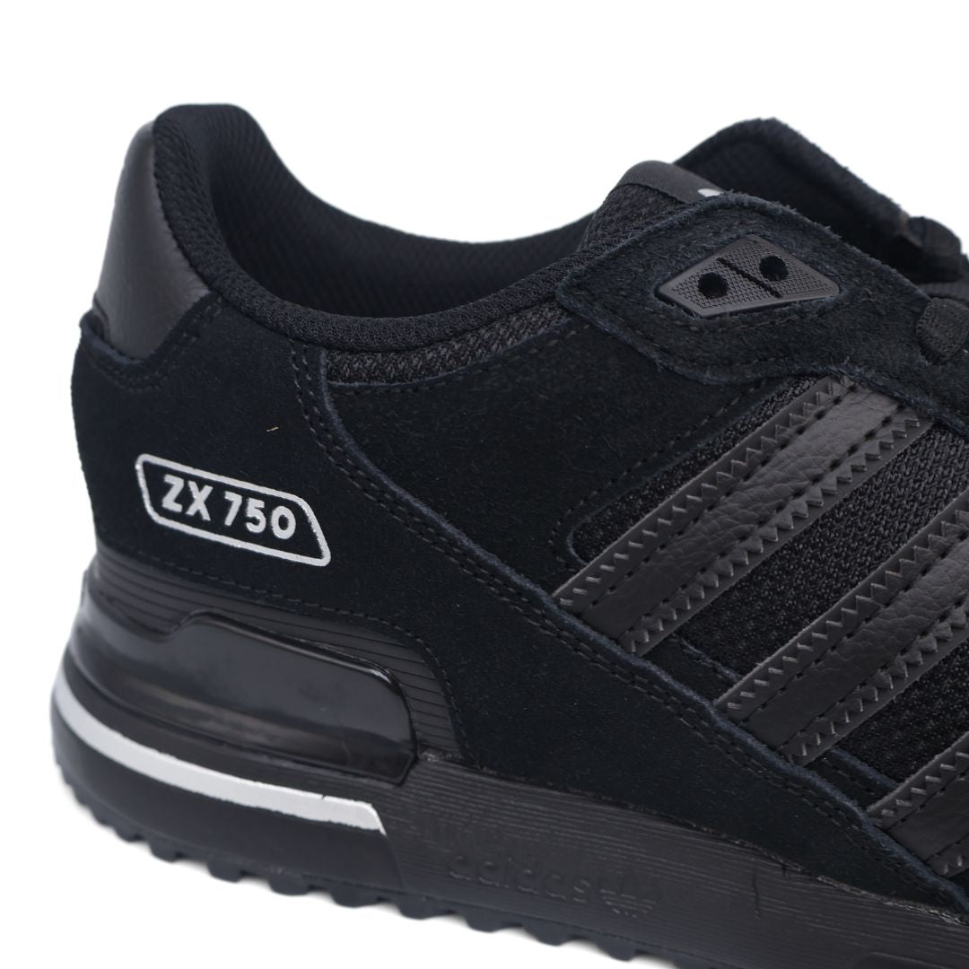 Adidas ZX 750 Mens Shoes Trainers Uk Size 7 to 12 GW5531 Black Silver