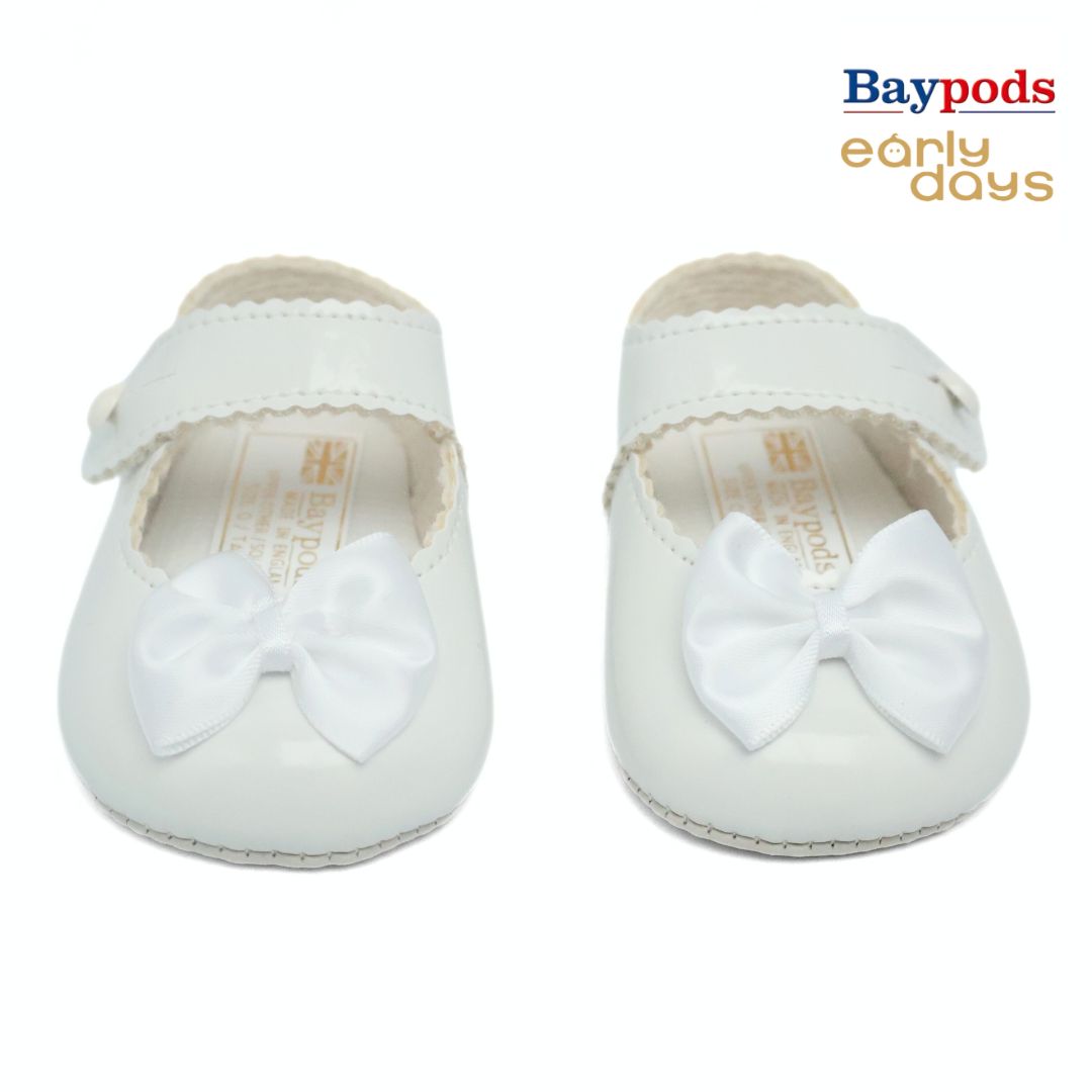 Baypods B604 Originals Girls Babies Soft Soles Pre-Walkers Shoes UK Size 0 - 3