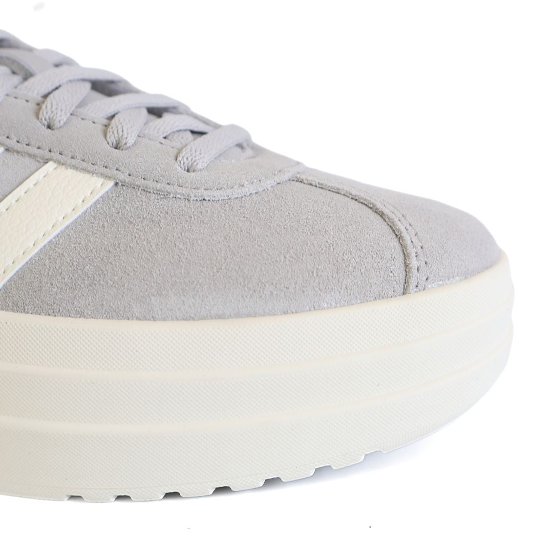 Adidas VL Court Bold Womens Shoes Trainers UK Size 6 Grey White