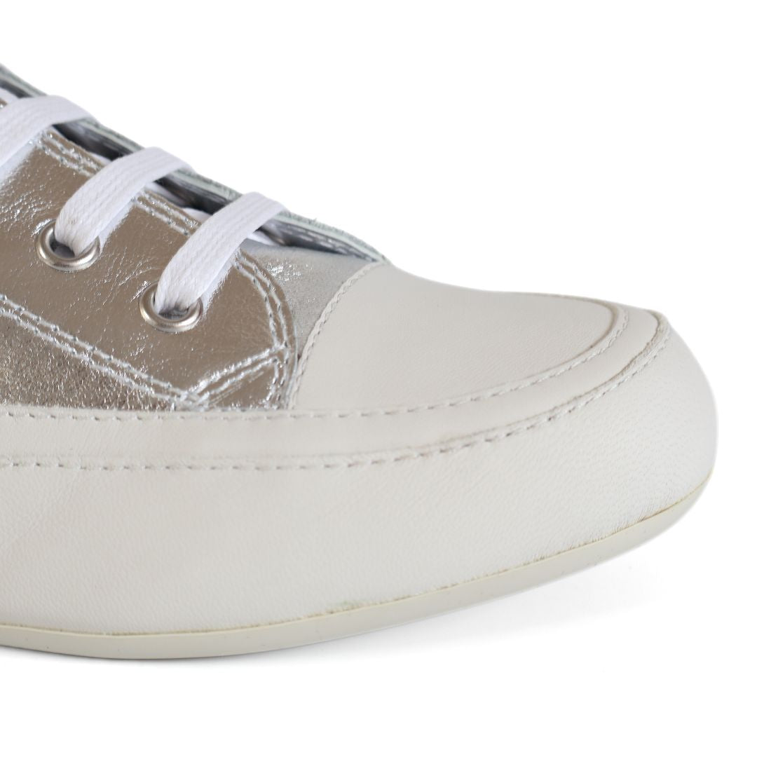 Candice Cooper Rock S Womens Shoes Trainers UK Size 8.5 White Silver
