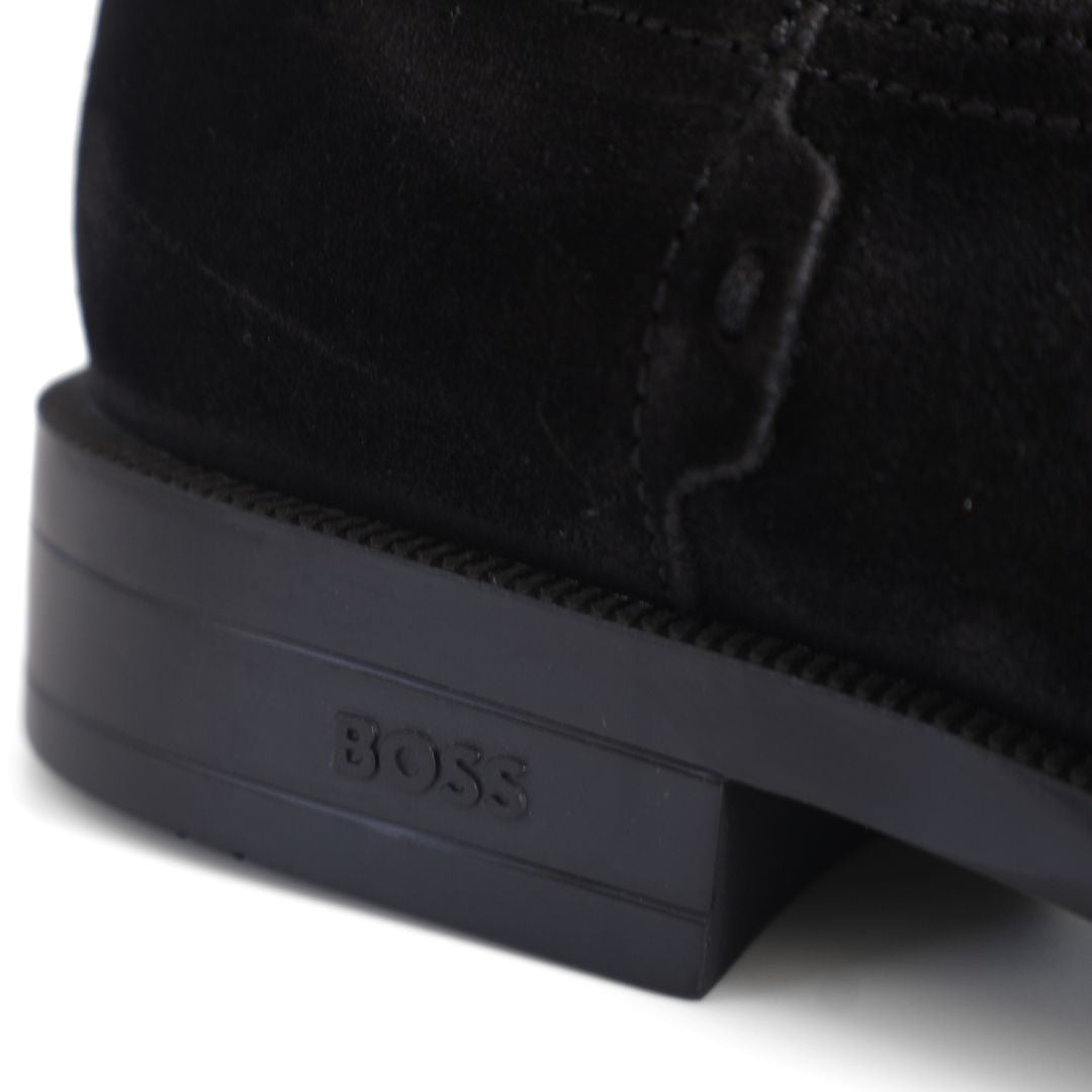 Hugo Boss Tayil Cheb Womens Ankle Boots Shoes UK Size 7 Black