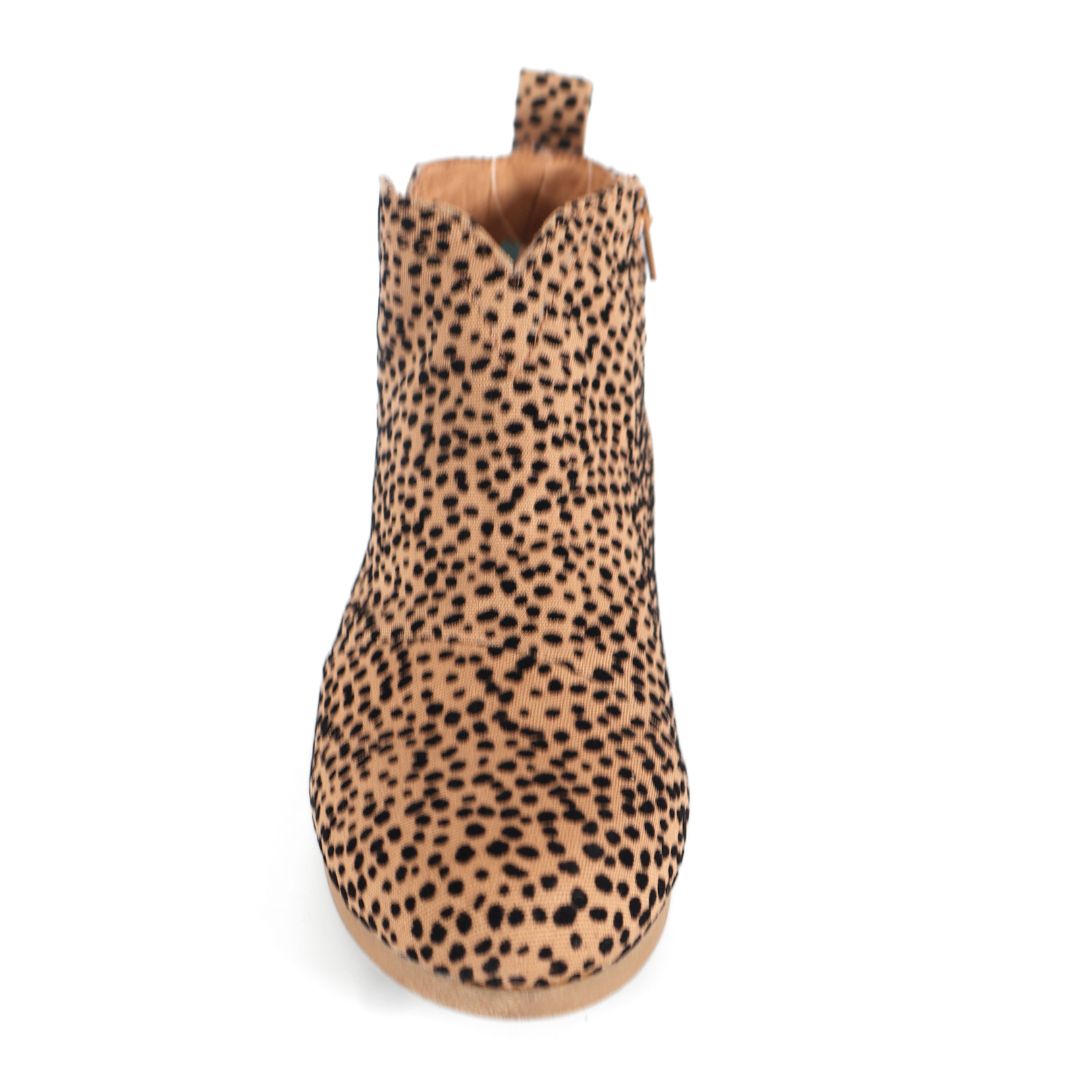 Toms Youth Clare Kids Girls Shoes Boots UK Size 1.5 Cheetah Print