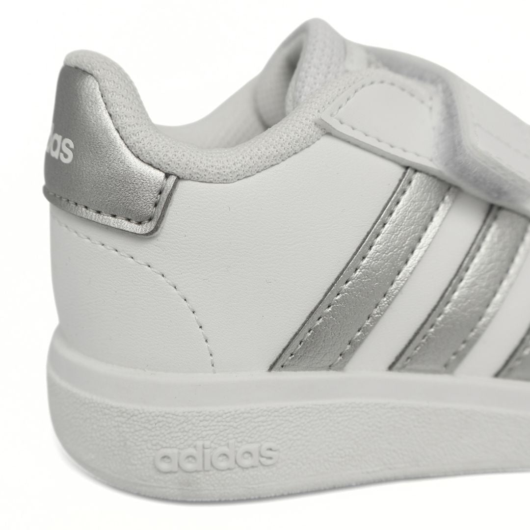 Adidas Grand Court Toddlers Shoes Trainers Size 6 - 9.5 GW6526 Strap Up