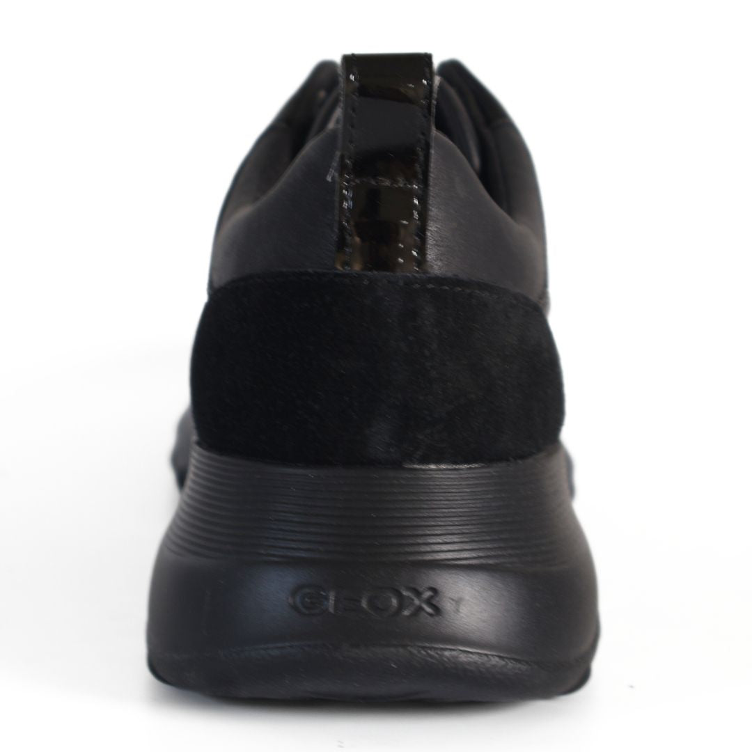 Geox D Alleniee Respira Womens Shoes Trainers UK Size 7 Black