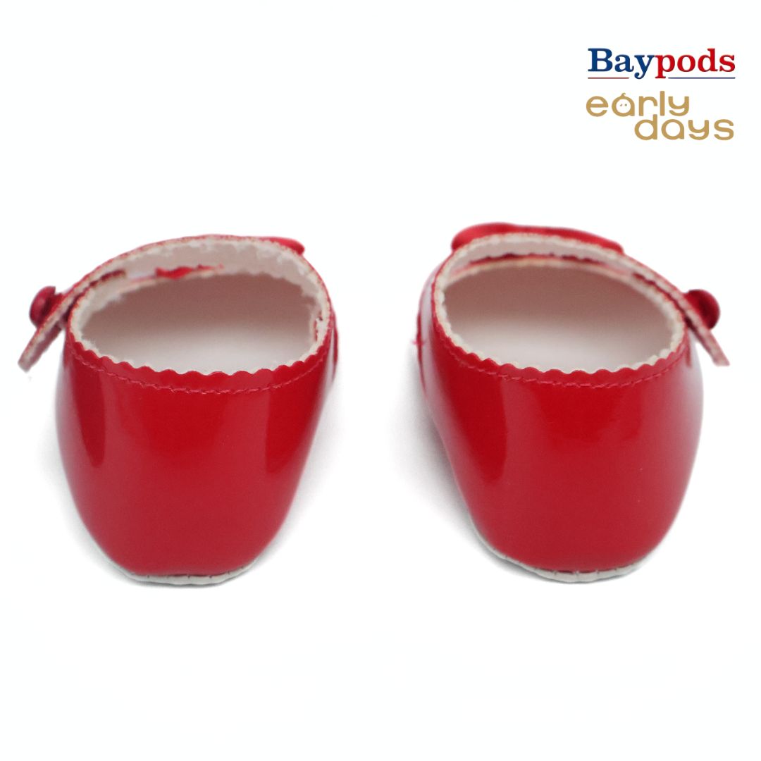 Baypods B604 Originals Girls Babies Soft Soles Shoes UK Size 0 - 3