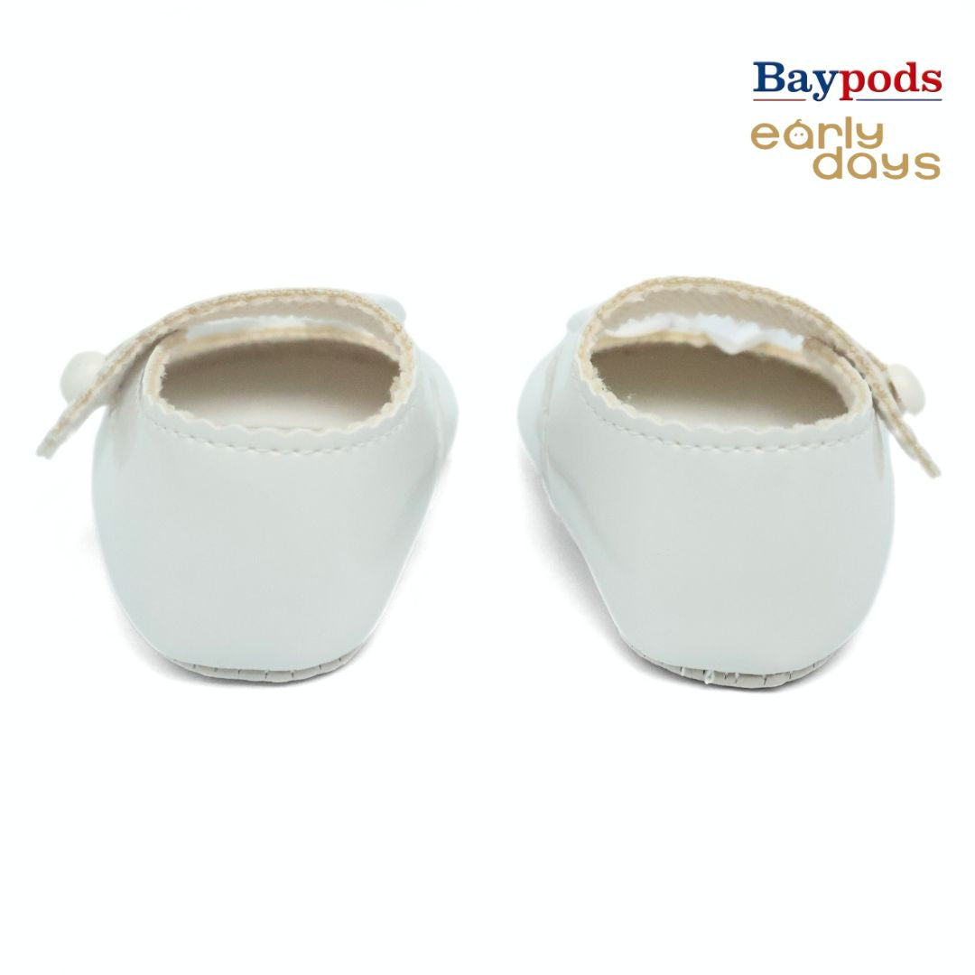 Baypods B604 Originals Girls Babies Soft Soles Pre-Walkers Shoes UK Size 0 - 3