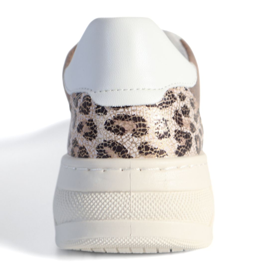 Geox D Ljuba Respira Girls Womens Shoes Trainers UK Size 2.5 Bronze White