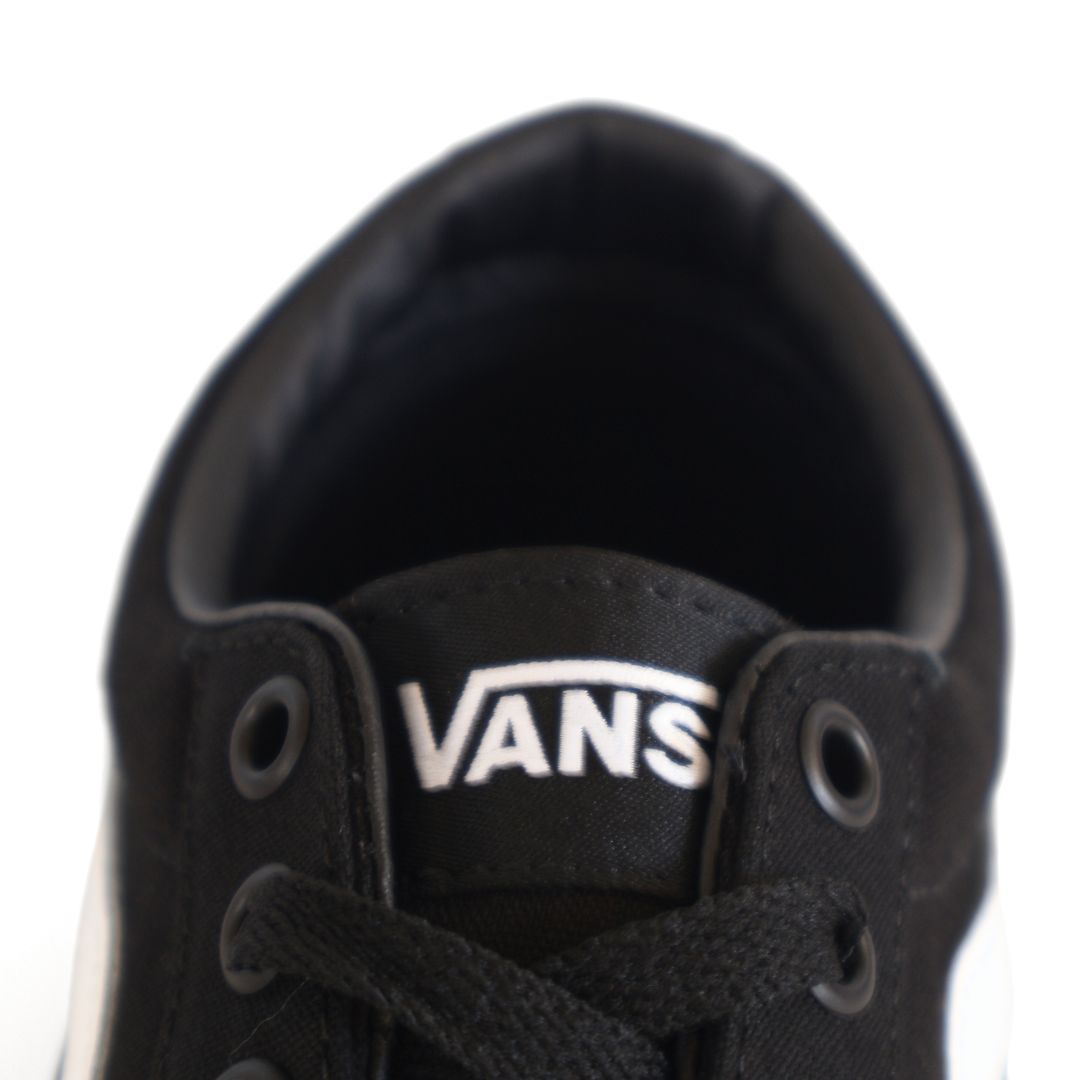 Vans Ward Mens Canvas Shoes Trainers Uk Size 8.5 Black Gum