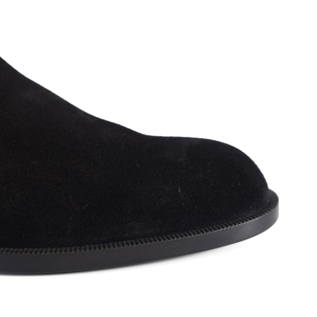 Hugo Boss Tayil Cheb Womens Ankle Boots Shoes UK Size 7 Black