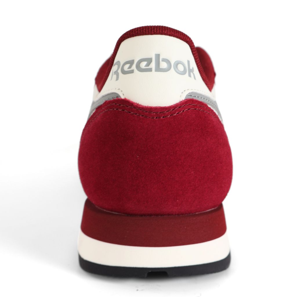 Reebok Classic Leather Mens Shoes Trainers UK Size 9.5 Maroon White