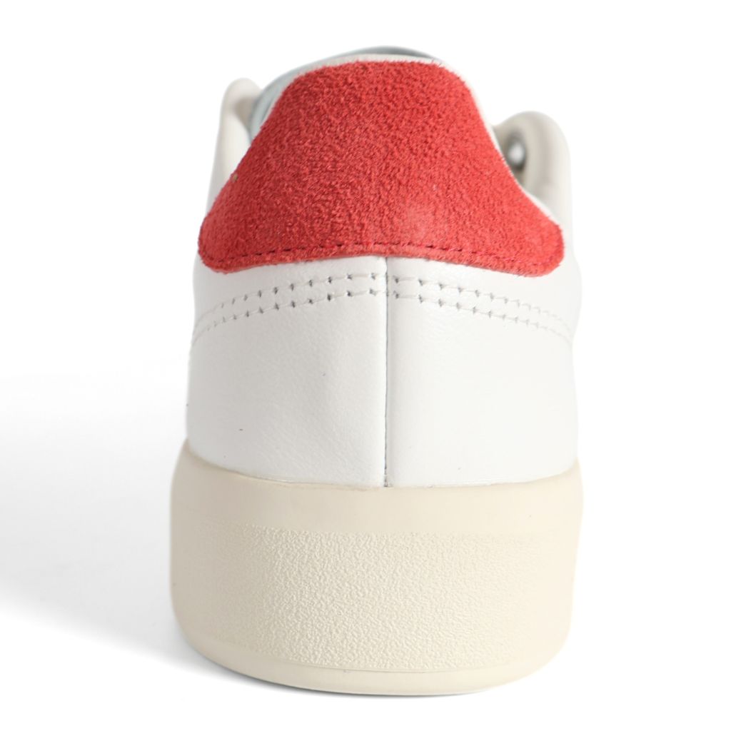 Adidas Advantage Premium Kids Shoes Trainers UK Size 3.5 White Red