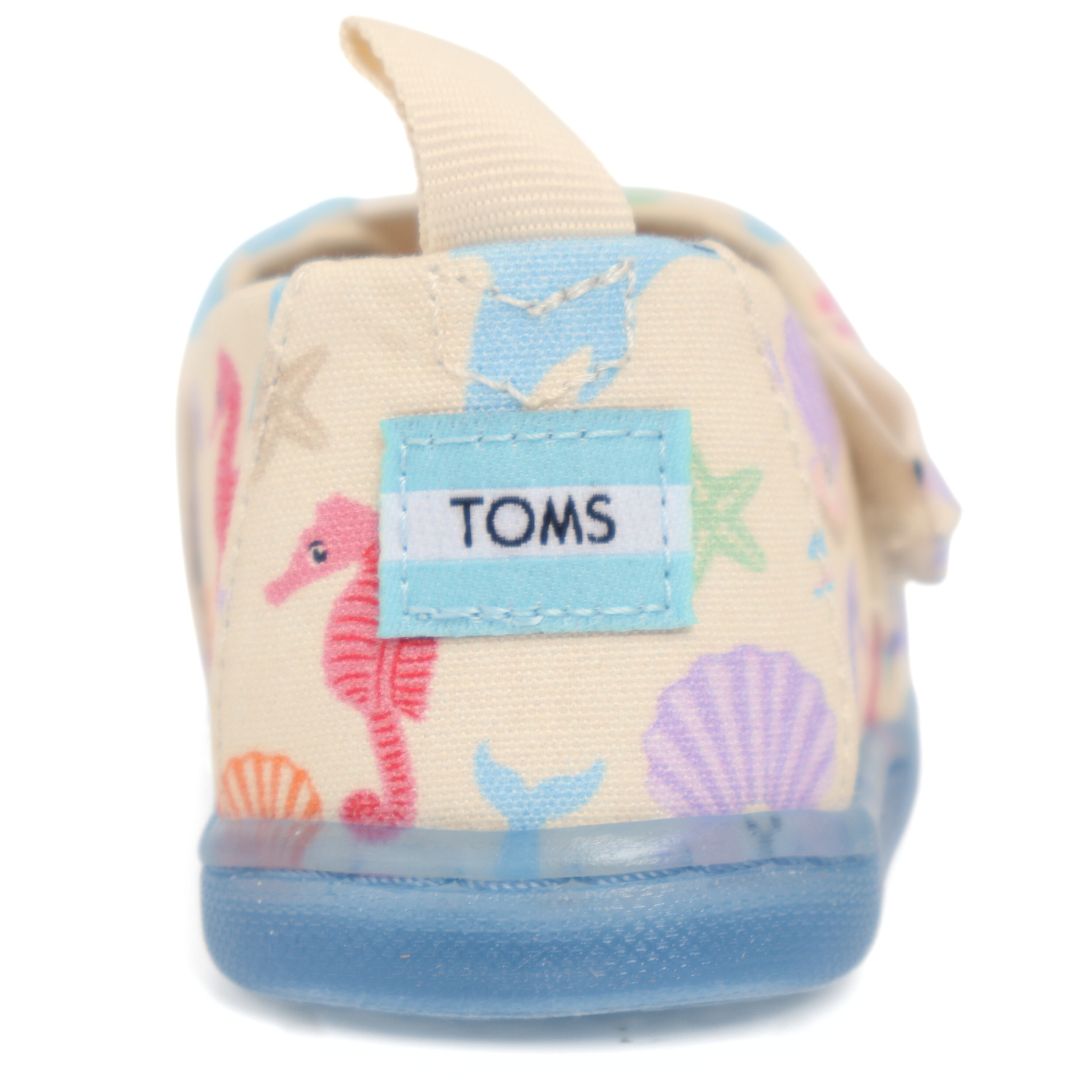 Toms Tiny Alpargata Babies Girls Pre Walkers Gum Soles UK Size 3