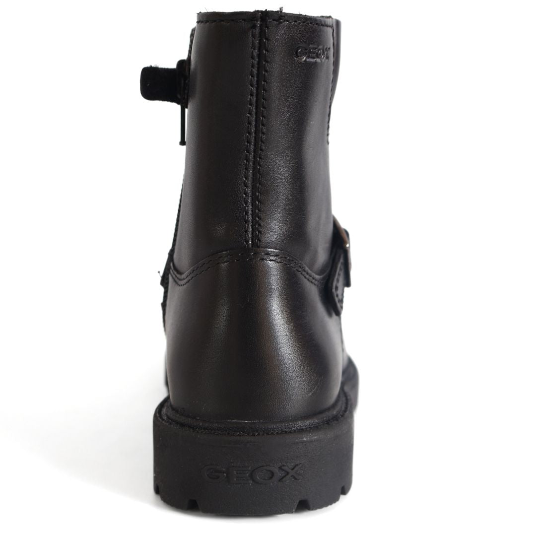 Geox J Shaylax Respira Kids Girls Boots Trainers UK Size 10 Black