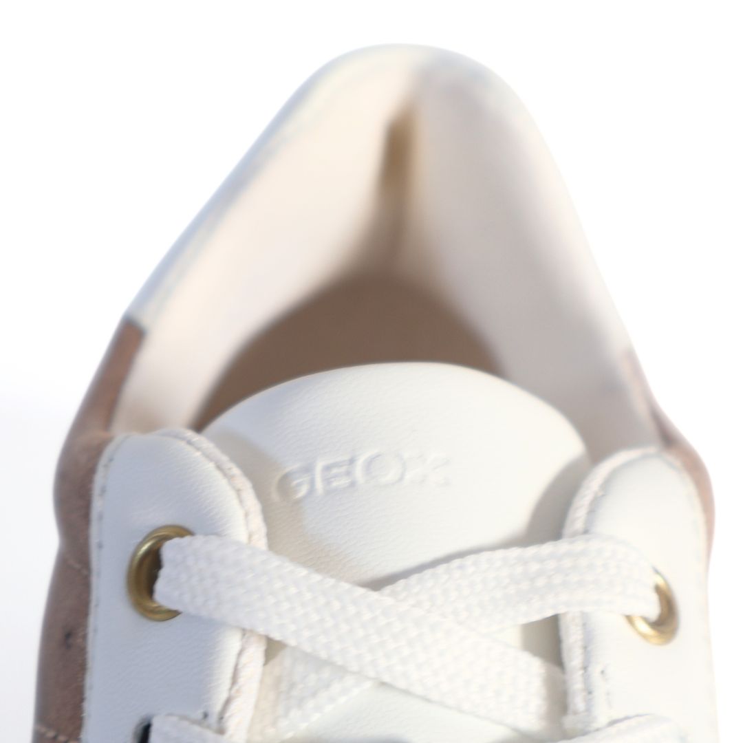 Geox D Ljuba Respira Girls Womens Shoes Trainers UK Size 2.5 Bronze White