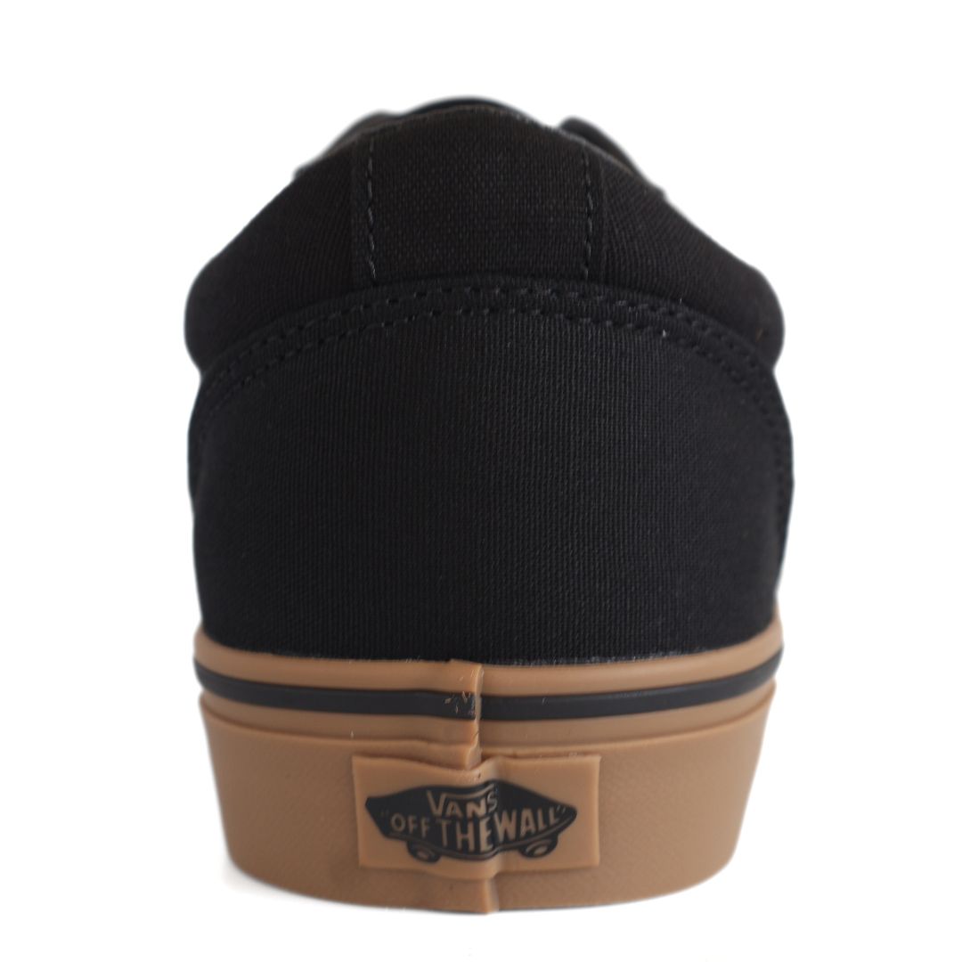 Vans Ward Mens Canvas Shoes Trainers Uk Size 8.5 Black Gum