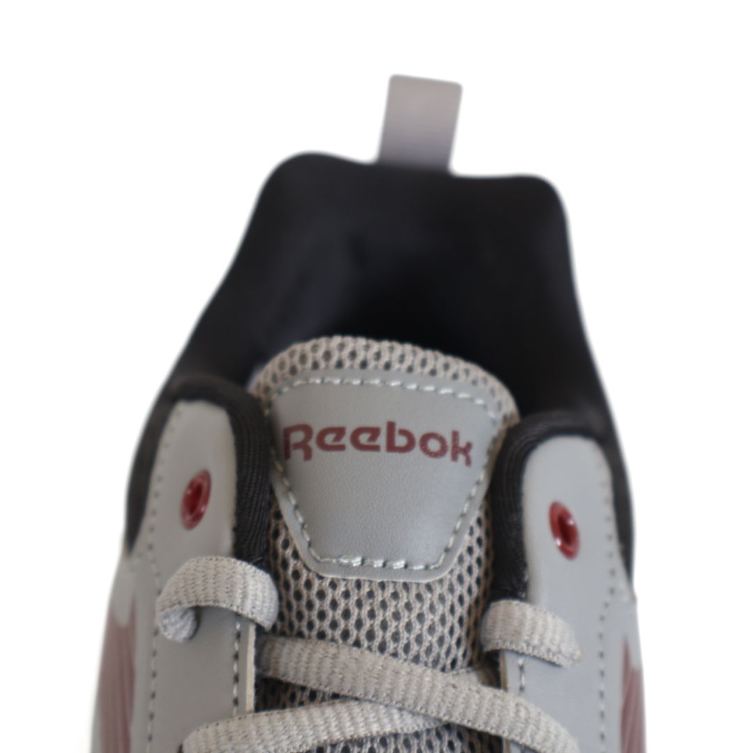 Reebok Rush Runner Kids Boys Shoes Trainers UK Size 5 Grey Black