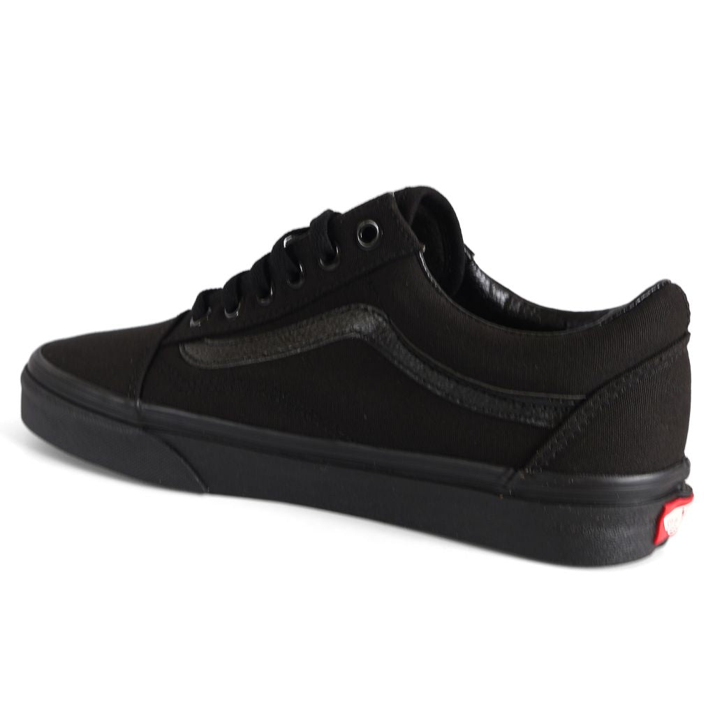 Vans Old Skool Kids Shoes Trainers Uk Size 5 Black Canvas