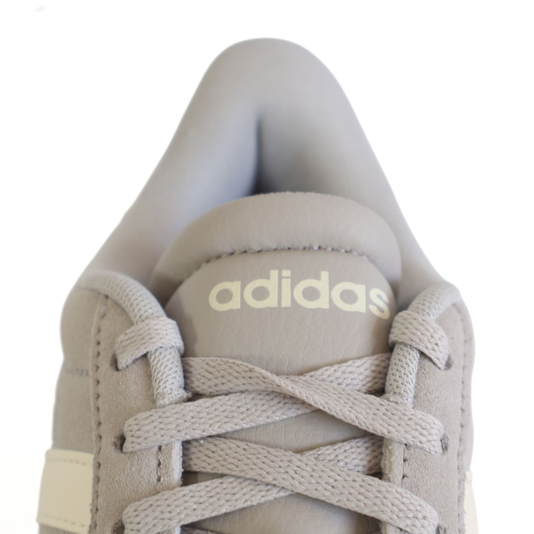 Adidas VL Court Bold Womens Shoes Trainers UK Size 6 Grey White