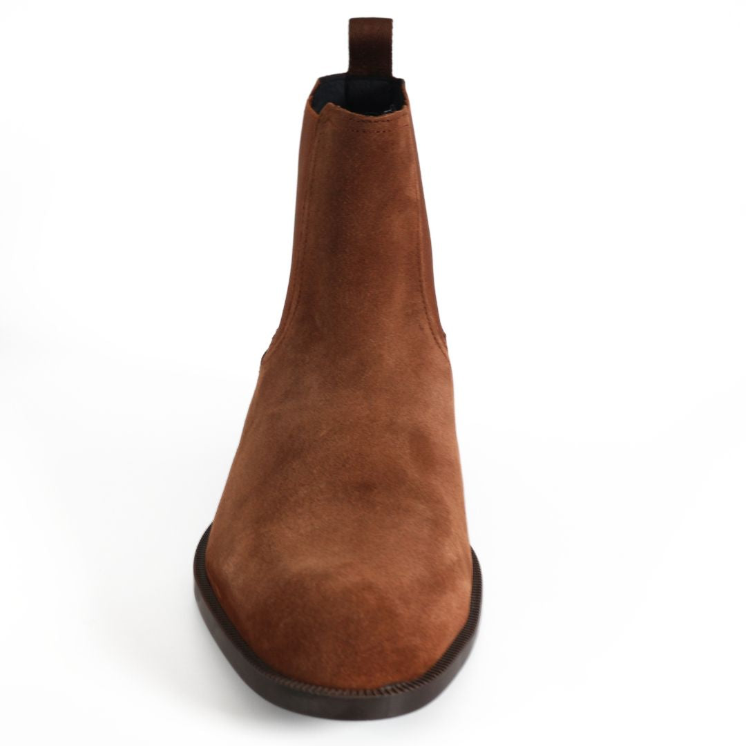 Hugo Boss Tayil Cheb Womens Ankle Boots Shoes UK Size 6.5 - 9 Brown