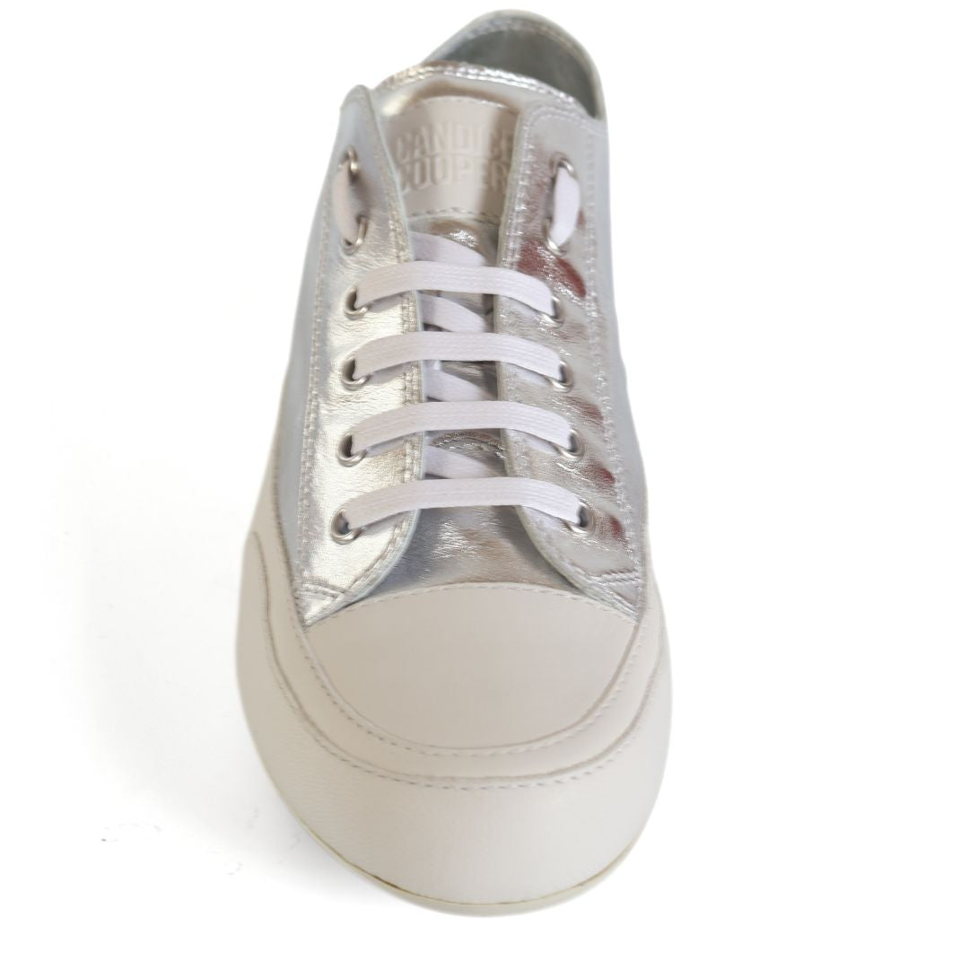 Candice Cooper Rock S Womens Shoes Trainers UK Size 8.5 White Silver