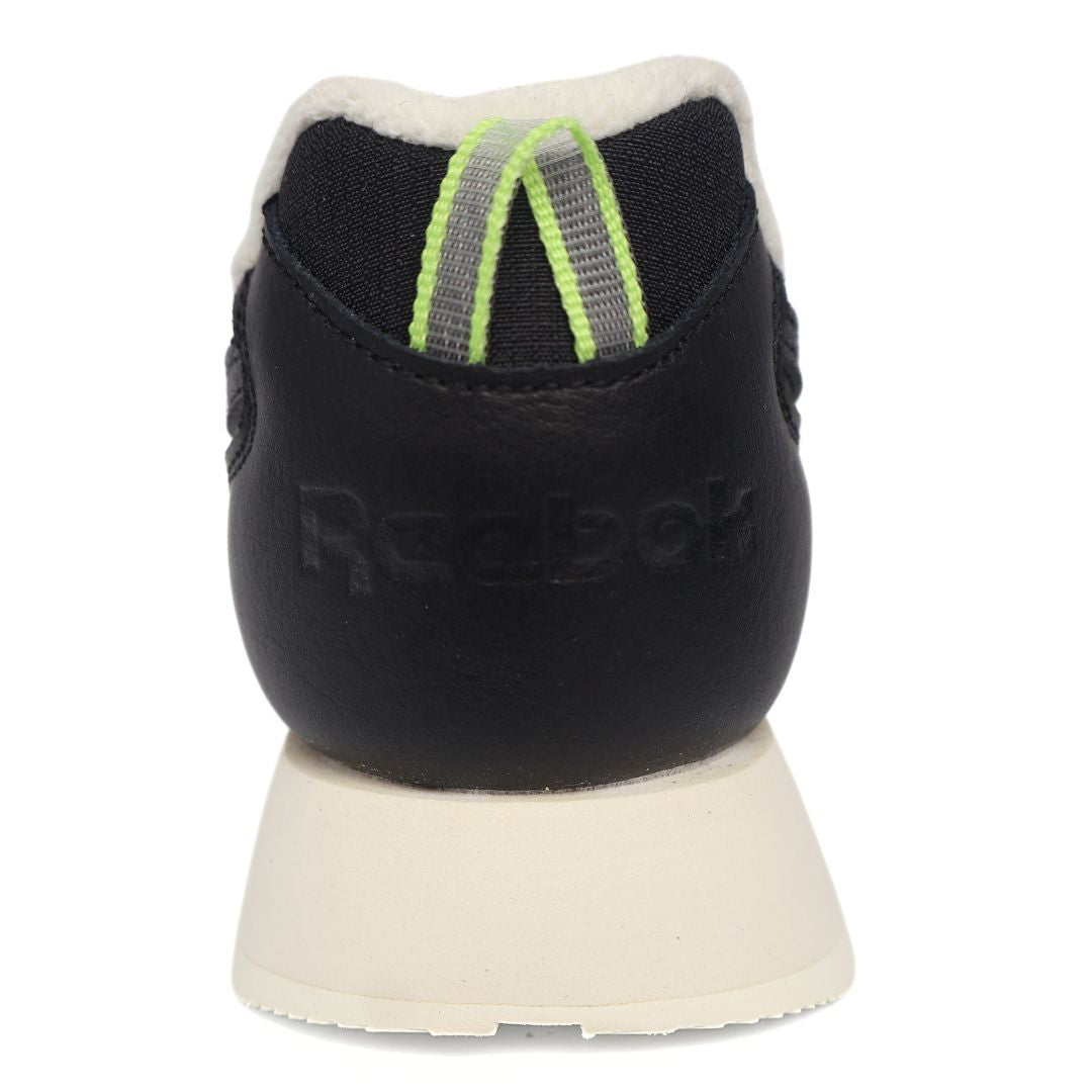 Reebok Glide Kids Shoes Trainers UK Size 3.5 Black Green White