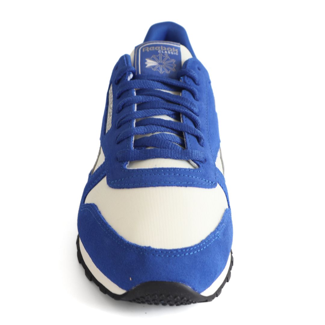 Reebok Classic Leather Mens Shoes Trainers UK Size 11 Blue White