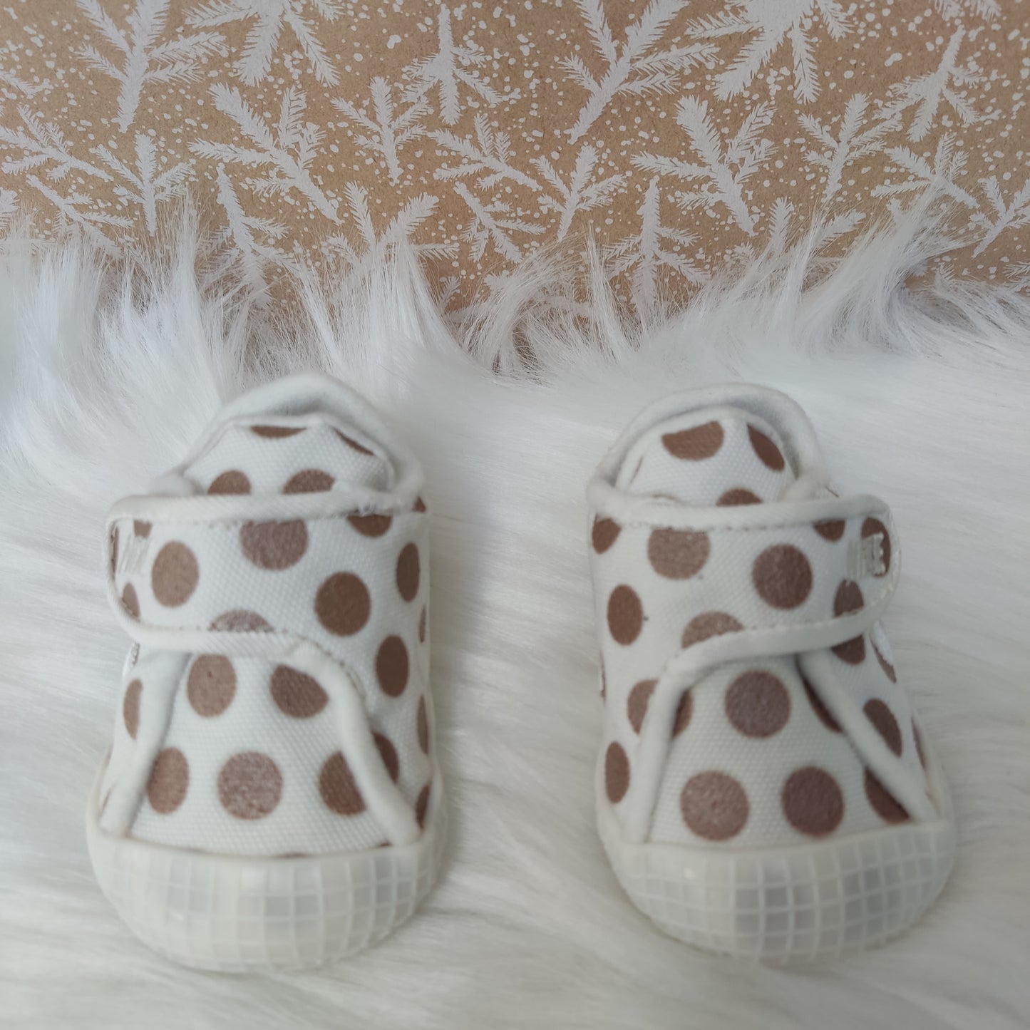 NIKE WAFFLE 1 PRINT Babies Soft Soles Pre-Walkers Shoes UK Size 0.5
