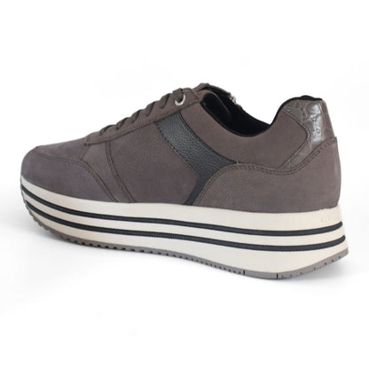 Geox D Kency Respira Womens Shoes Trainers UK Size 7  Grey White