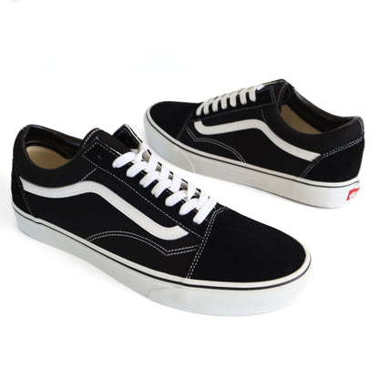 Vans Old Skool Mens Shoes Trainers Uk Size 11   Black  White