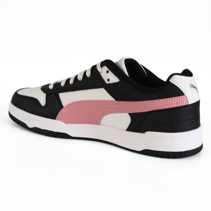 Puma RBD Game Low Womens Shoes Trainers UK Size 10   White Pink