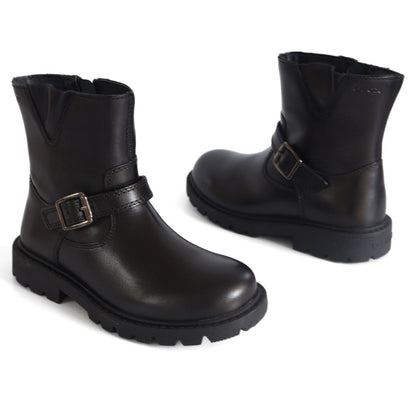 Geox J Shaylax Respira Kids Girls Boots Trainers UK Size 10 Black