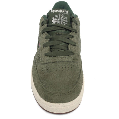 Reebok Club C 85 Mens Shoes Trainers UK Size 4.5  Green White