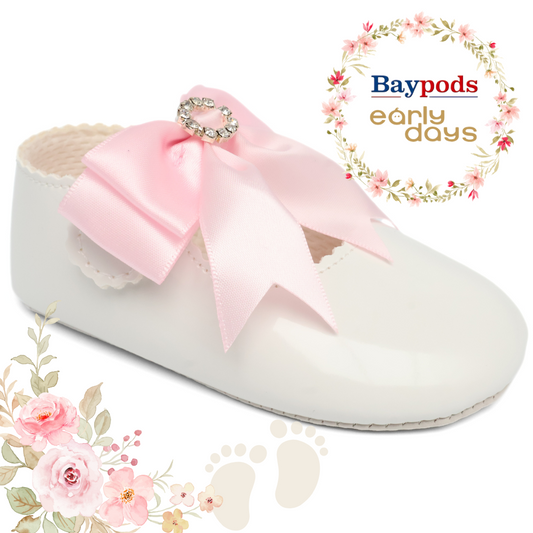 Baypods B060 Originals Girls Babies Soft Soles Shoes UK Size 0 - 1