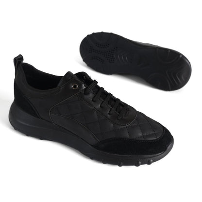 Geox D Alleniee Respira Womens Shoes Trainers UK Size 7  Black