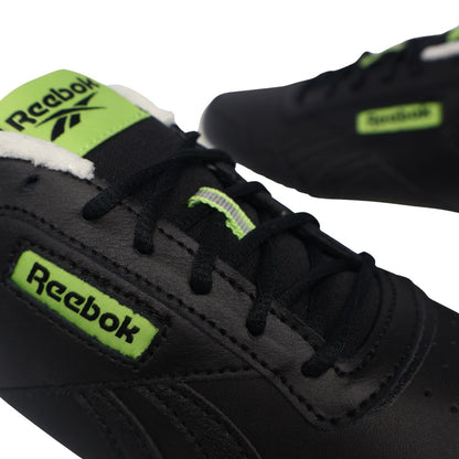 Reebok Glide Kids Shoes Trainers UK Size 3.5   Black Green White
